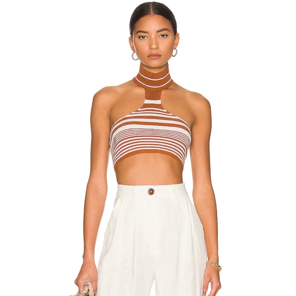 Kiara Backless Crop Top from REVOLVE